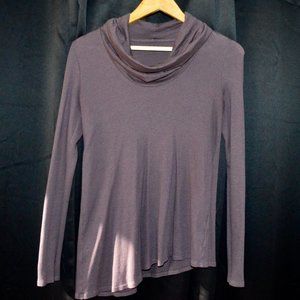 Three Dots Clothing | Purple Scoop Neck shirt